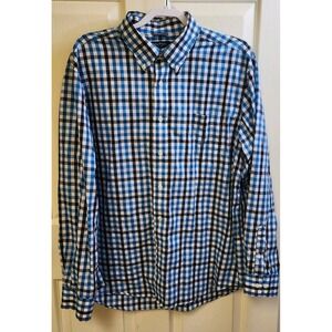 Men Nautica Wrinke Resistant Long Sleeve Dress Shirt XL Blue, White, Black...